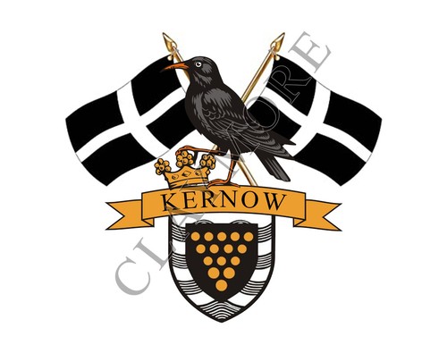 Adesivo auto kernow - kernow, cornwall