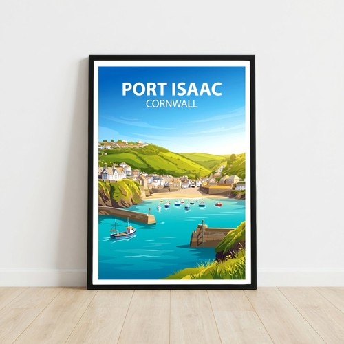 Poster viaggio port isaac - poster,