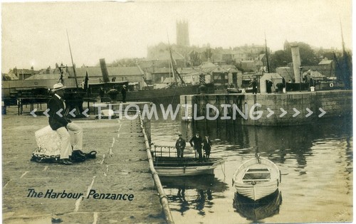 Penzance the harbour boats - penzance,