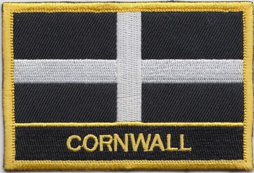 Cornwall flag embroidered - flag,