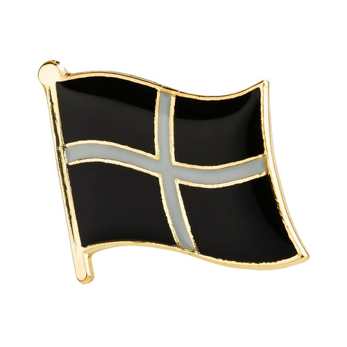 Cornwall flag metal - flag, enamel