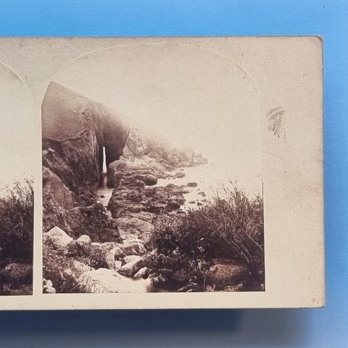 Stereoview card real photo - stereoview,