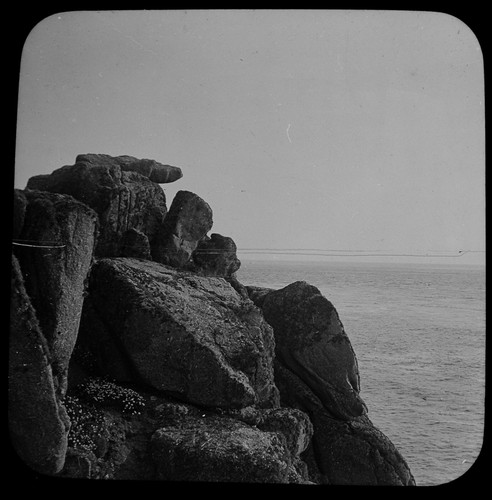 Magic lantern slide rocks - lantern,