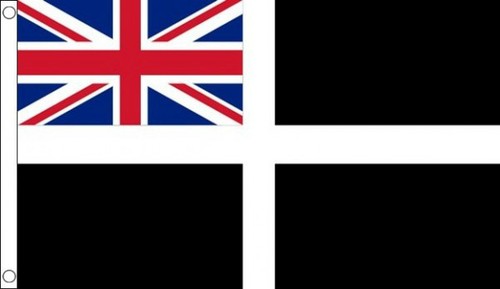 Cornwall ensign flag - ensign, 5'