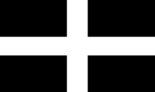 Cornwall flag 12 - cornwall, 18"