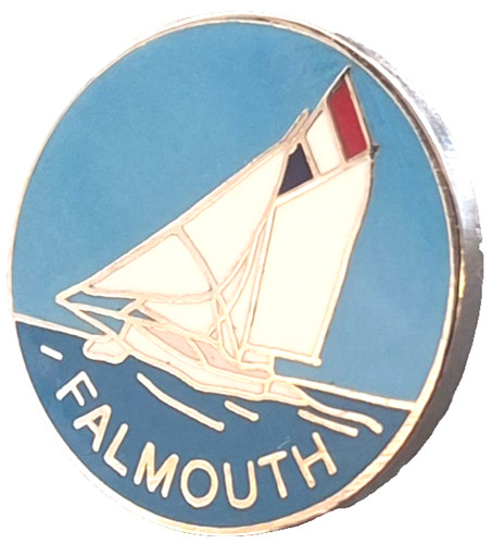 Falmouth town small - town, pin